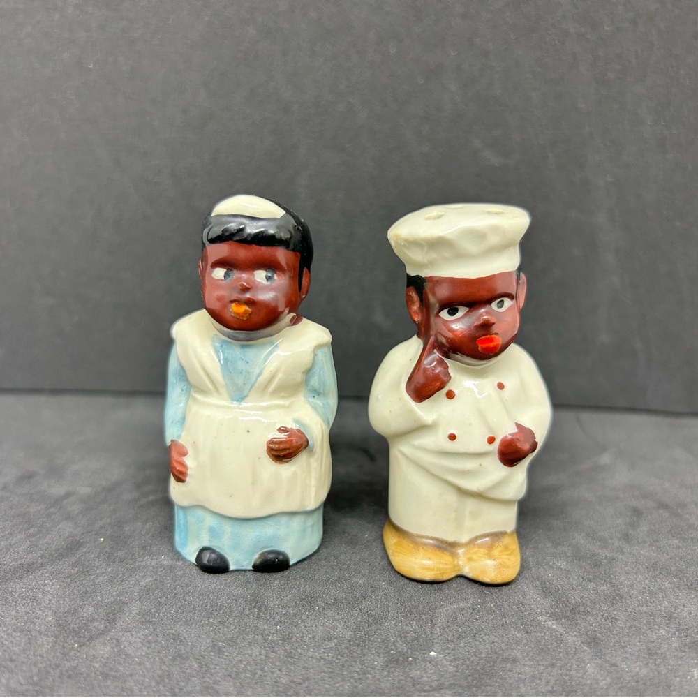Vintage Chef’s Salt & Pepper Shakers